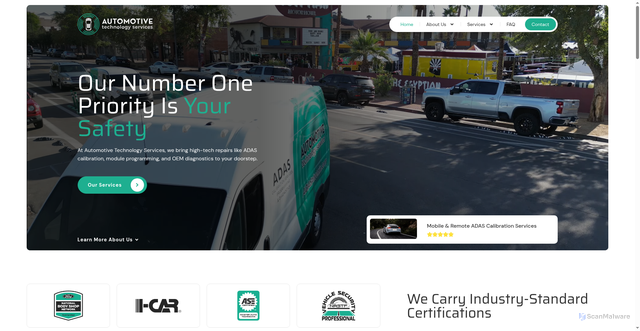 Security scan screenshot of http://adasphoenix.net/