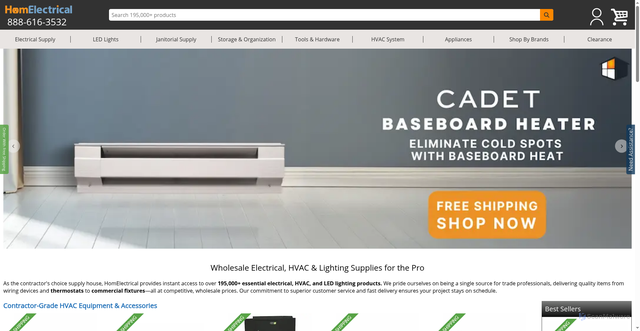 Security scan screenshot of https://homelectrical.com
