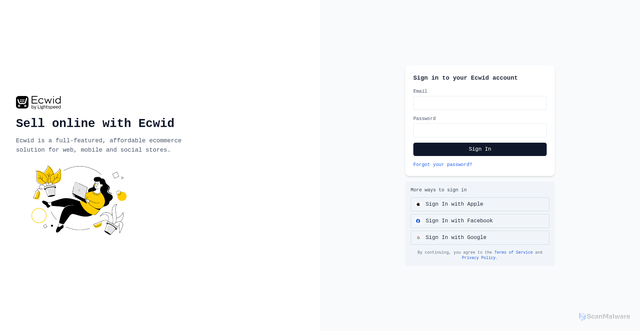 Security scan screenshot of http://ecwid-plans.com/ox_file.html