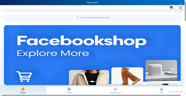 Security scan screenshot of http://fb-1store.com/