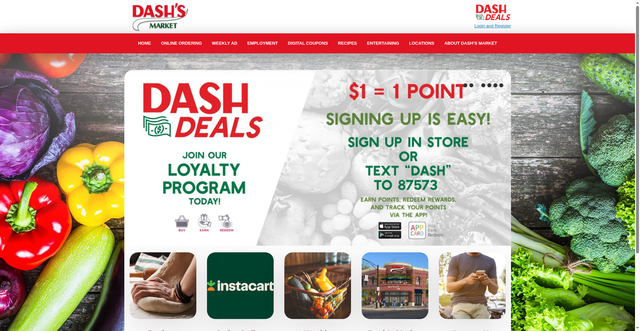 Security scan screenshot of https://www.dashsmarket.com/