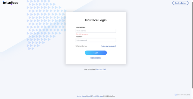 Security scan screenshot of https://report.intuilab.com