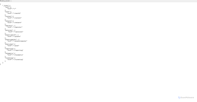 Security scan screenshot of https://oxfordbus.arcticapi.com