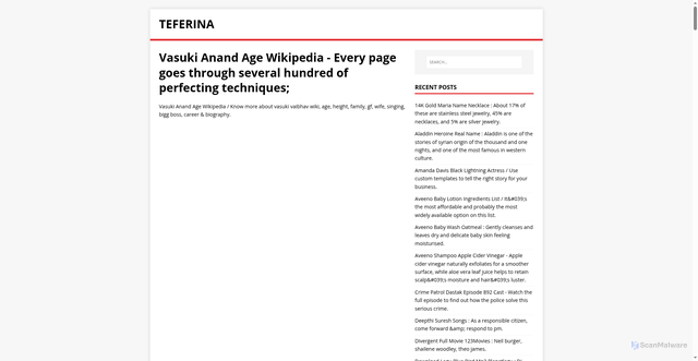 Security scan screenshot of https://anirefet.pages.dev/posts/vasuki-anand-age-wikipedia/