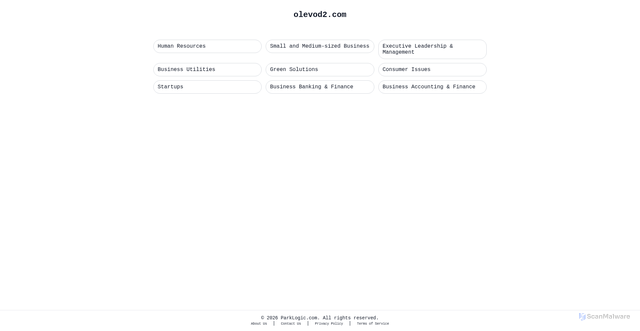 Security scan screenshot of https://olevod2.com