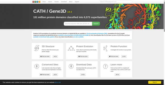 Security scan screenshot of https://cathdb.info