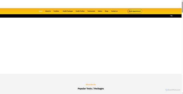 Security scan screenshot of https://dmsdiagnostics.com