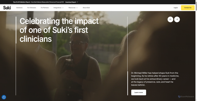 Security scan screenshot of https://go.suki.ai