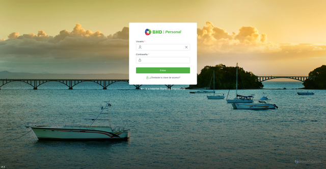 Security scan screenshot of https://ibp.bhd.com.do