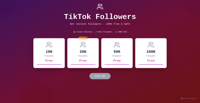 Security scan screenshot of https://freetiktokfollwers-wou0a7jqjz.edgeone.dev/