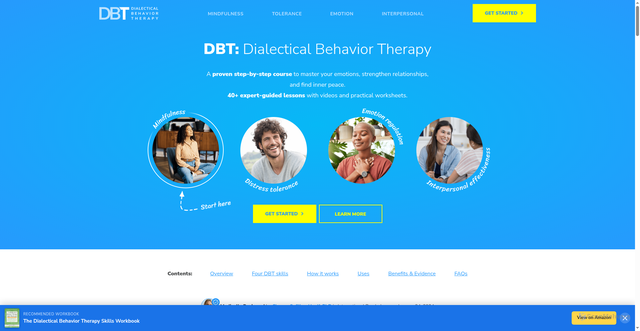 Security scan screenshot of https://dialecticalbehaviortherapy.com