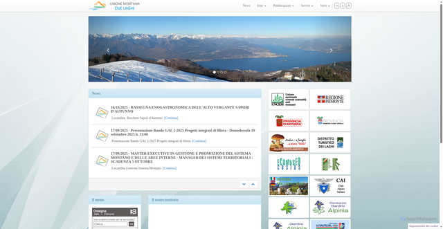 Security scan screenshot of https://www.umduelaghi.it/it/index.php