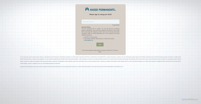 Security scan screenshot of https://kp.qumucloud.com