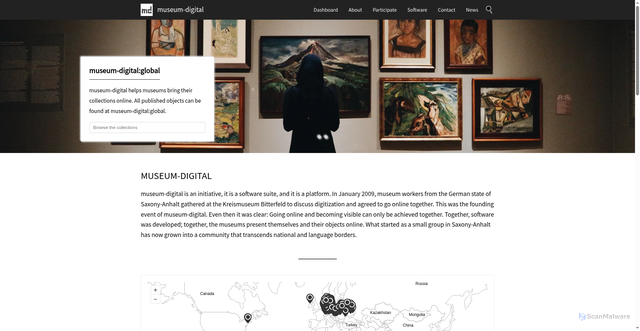 Security scan screenshot of https://museum-digital.org