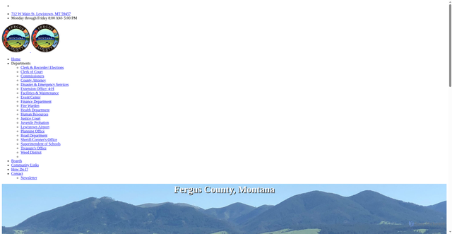 Security scan screenshot of https://fergusmt.gov/