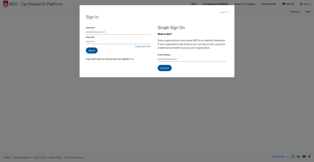 Security scan screenshot of https://research.ibfd.org/