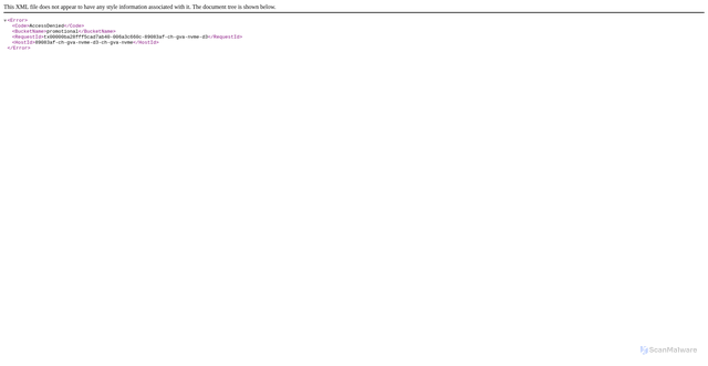 Security scan screenshot of https://promotional.storage5.infomaniak.com