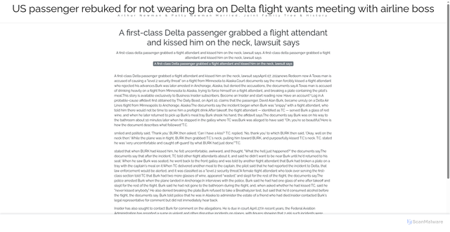 Security scan screenshot of https://ncebarterblog-1o84dg3hfb.edgeone.app/17751-a-first-class-delta-passenger-grabbed-a-flight-attendant-and-kissed-him-on-the-neck-lawsuit-says.html