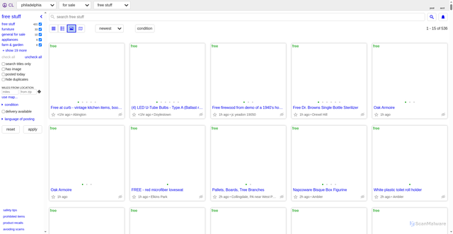Security scan screenshot of https://www.bing.com/ck/a?!&&p=dddc20b10df8ddd0716168572fa0c3ba8eef45745d5ebc5fae66bd8ae8bcc412JmltdHM9MTc4ODU2NjQwMA&ptn=3&ver=2&hsh=4&fclid=2e20da79-101a-65e3-32a3-cdb21153643c&u=a1aHR0cHM6Ly93d3cuY3JhaWdzbGlzdC5vcmcvc2VhcmNoL2FyZWEvcGhpbGFkZWxwaGlhP2NhdD16aXA&ntb=1