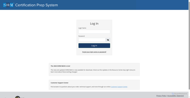 Security scan screenshot of https://learnhrm.partnerrc.com