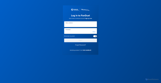 Security scan screenshot of https://account.mi.sportsbook.fanduel.com