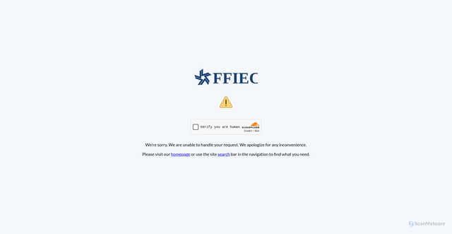Security scan screenshot of https://geomap.ffiec.gov