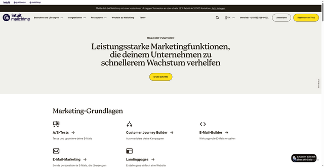 Security scan screenshot of https://mailchimpsites.com