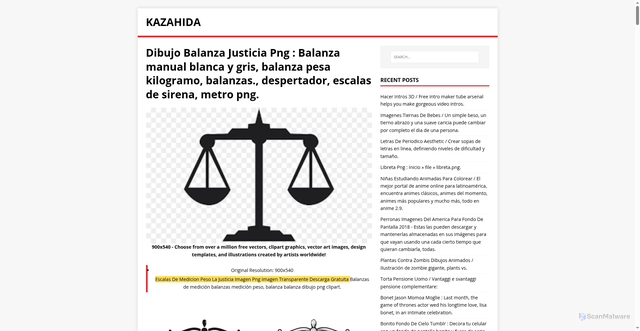 Security scan screenshot of https://idihazak.pages.dev/post/dibujo-balanza-justicia-png/