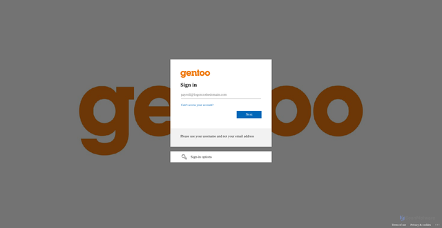 Security scan screenshot of https://gentoogroup.eu.qlikcloud.com