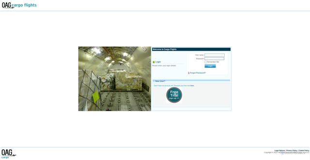 Security scan screenshot of https://cargoflights.oag.com