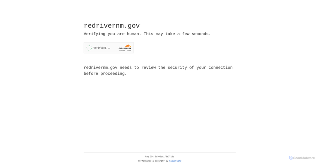 Security scan screenshot of https://redrivernm.gov/