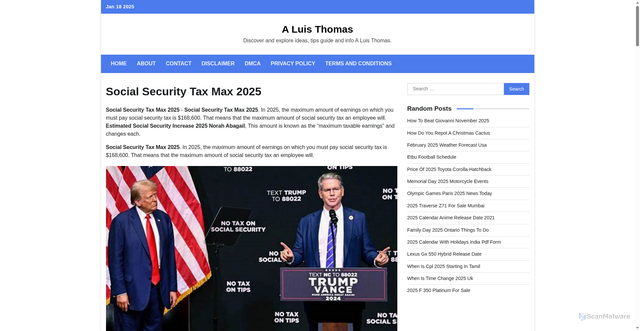 Security scan screenshot of https://aluisthomas.pages.dev/lcykf-social-security-tax-max-2025-qzzws/