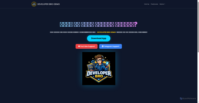 Security scan screenshot of https://devbrodemo-himsspjqfa.edgeone.app/