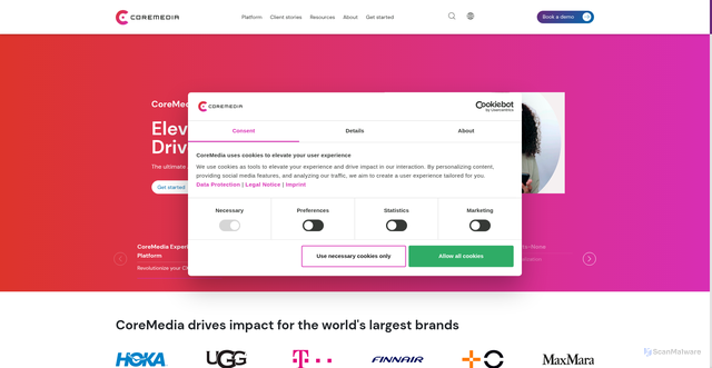 Security scan screenshot of https://byside.com