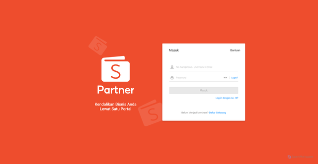 Security scan screenshot of https://partner.shopee.co.id