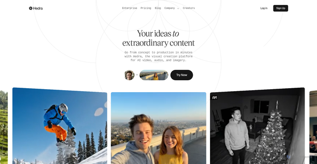 Security scan screenshot of https://hedra.com