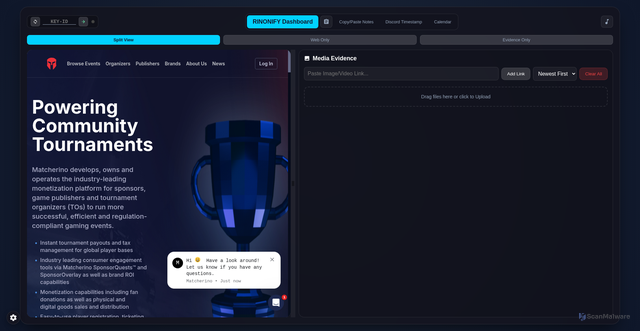 Security scan screenshot of https://rinonify-81i2xtvpy5.edgeone.app/