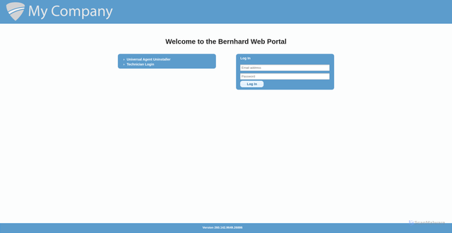 Security scan screenshot of https://enfrasolutions.hostedrmm.com