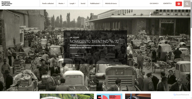 Security scan screenshot of https://museostorico.it/