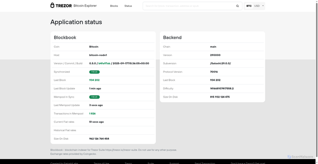 Security scan screenshot of https://crm.exan.tech