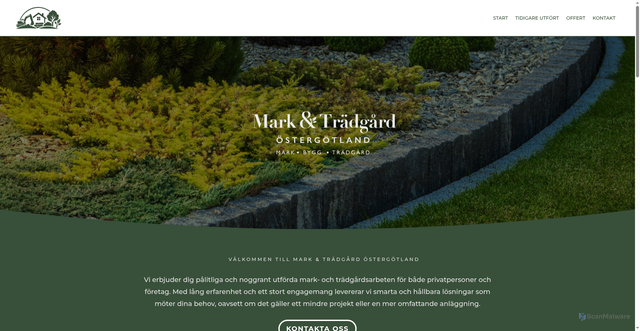 Security scan screenshot of https://marktradgardostergotland.se