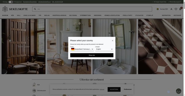 Security scan screenshot of https://sekelskifte.se