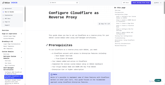 Security scan screenshot of https://ssojet-docs.pages.dev/en/how-to-guides/branding/custom-domains/self-managed-certificates/cloudflare-reverse-proxy
