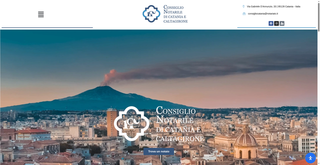 Security scan screenshot of https://www.consiglionotarilecatania.it/