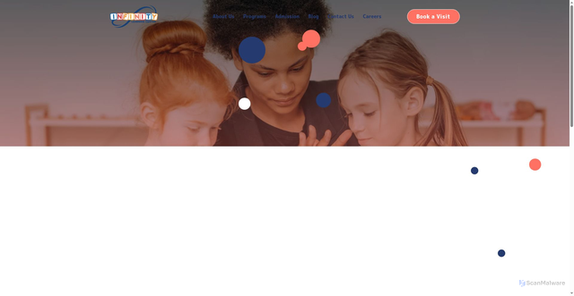 Security scan screenshot of https://www.infinitylearningcenter.com/programs