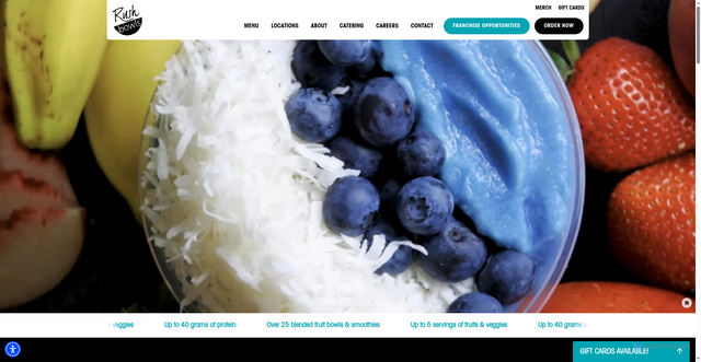 Security scan screenshot of https://rushbowls.com/