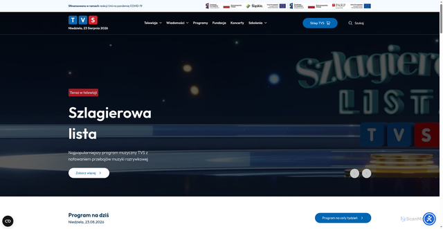 Security scan screenshot of https://tvs.pl