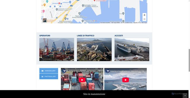 Security scan screenshot of https://adsptirrenocentrale.it/