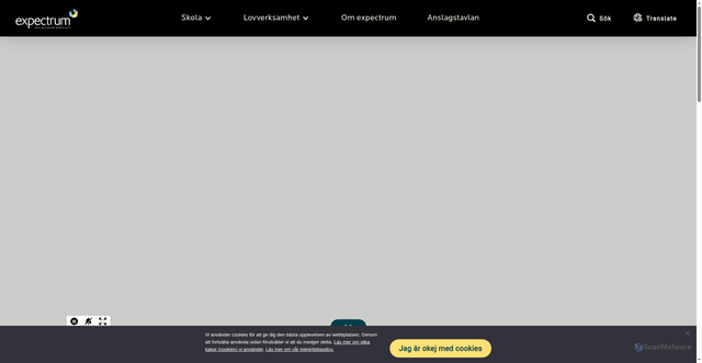 Security scan screenshot of https://expectrum.se