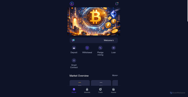 Security scan screenshot of https://phantombtc.org/